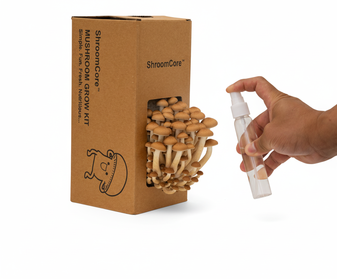 ShroomCore ™ California-Made Pioppino Mushroom Grow Bag — All-Natural Ha