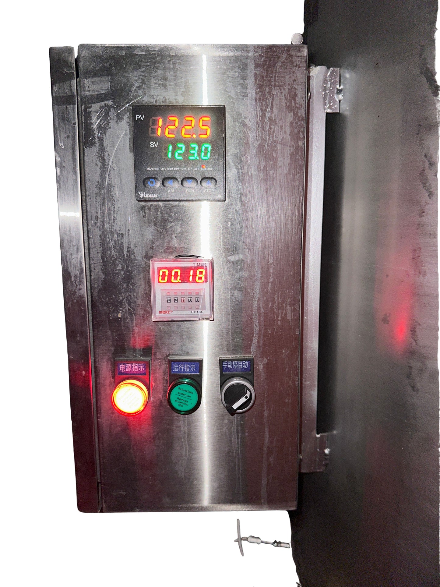 200L (53 gal) Programmable Autoclave for Mushroom Substrate — 304 Stainless, 6 kW/240 V, Stable 250 °F (121 °C, ~15–20 psi), Pressure-Tested 12 h @ 0.2 MPa (29 psi), with Anti-Dry-Burn Protection