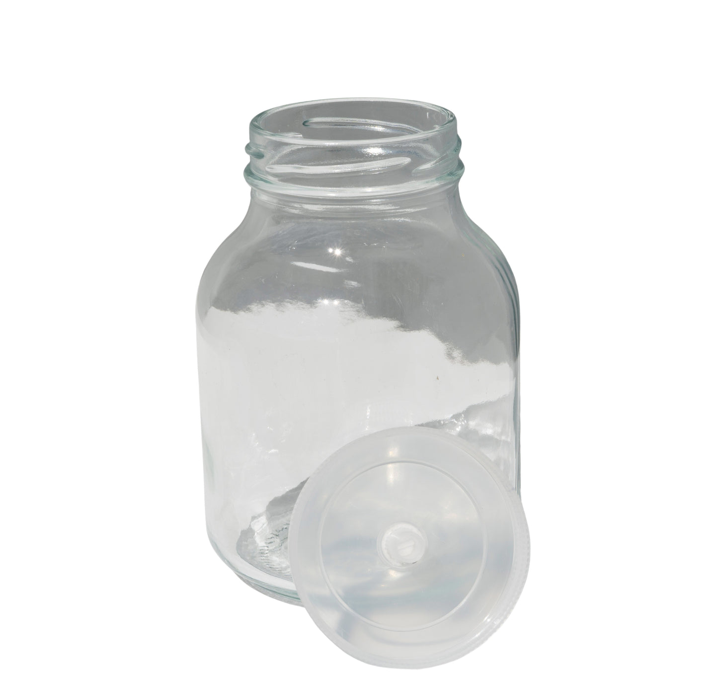 650ml Borosilicate Glass Culture Bottles with Vent Lids (Set of 4) — High-Temp 275°F PP Caps with 0.2 µm Filter Membrane for Plant Tissue Culture and Mushroom Cultivation