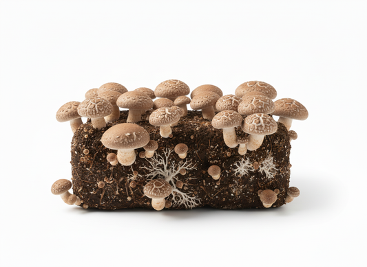 ShroomCore ™ Shiitake Mushroom Grow Bag — Ancient Treasure, Modern Superfood, California Orchard Hardwood